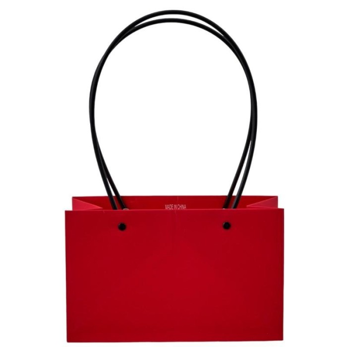 BUSTINA ROSSA WATERPROOF RETTANGOLARE H22X13.5X5